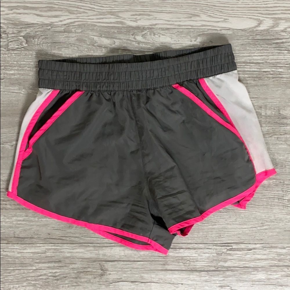 Zone Pro Athletic Gray & Pink Shorts
